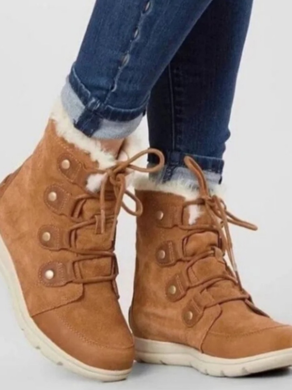 Sorel Explorer Joan Suede Boots size 6.5